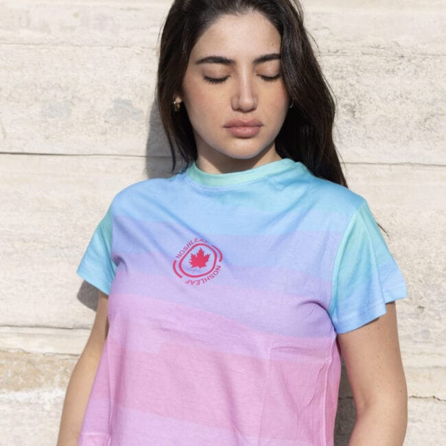 Noshleaf Pastel Gradient Crop Top