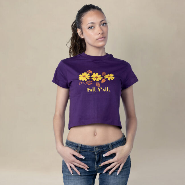 It’s Fall Y’all Floral Crop Top