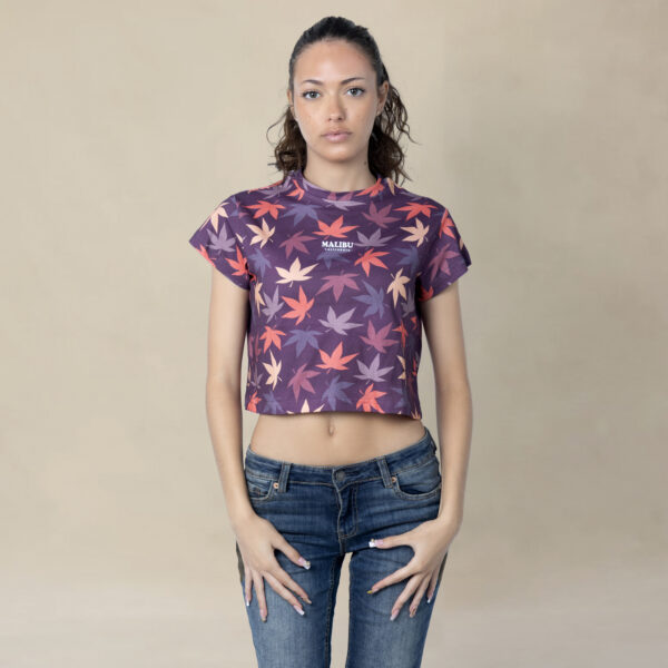 California Leaf Camo Crop Top California Leaf Camo Crop Top