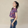 458A0201 copy California Leaf Camo Crop Top