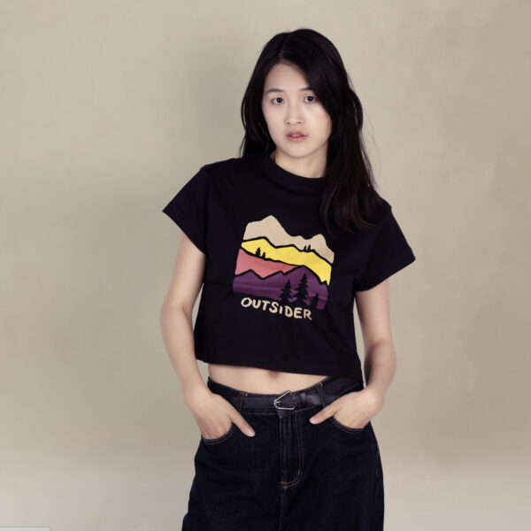 Outsider Mountain Crop Top