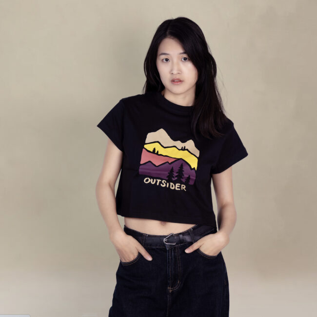 Outsider Mountain Crop Top