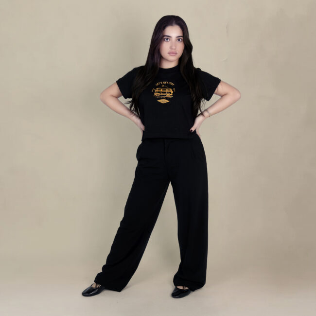 Let’s Get Lost Camper Crop Top