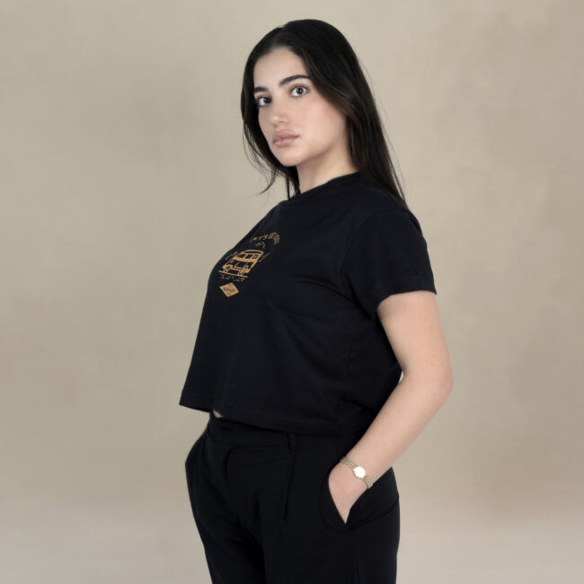 Let’s Get Lost Camper Crop Top