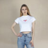 Beautiful Heart Floral Crop Top