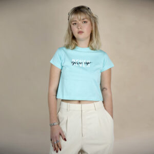 Never Give Up Crop Top