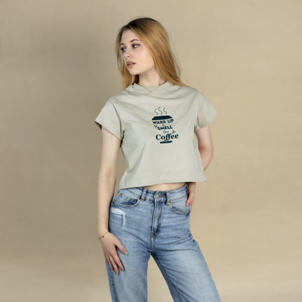Wake Up & Smell the Coffee Crop Top