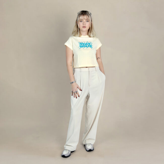 Stay Wild Splash Crop Top