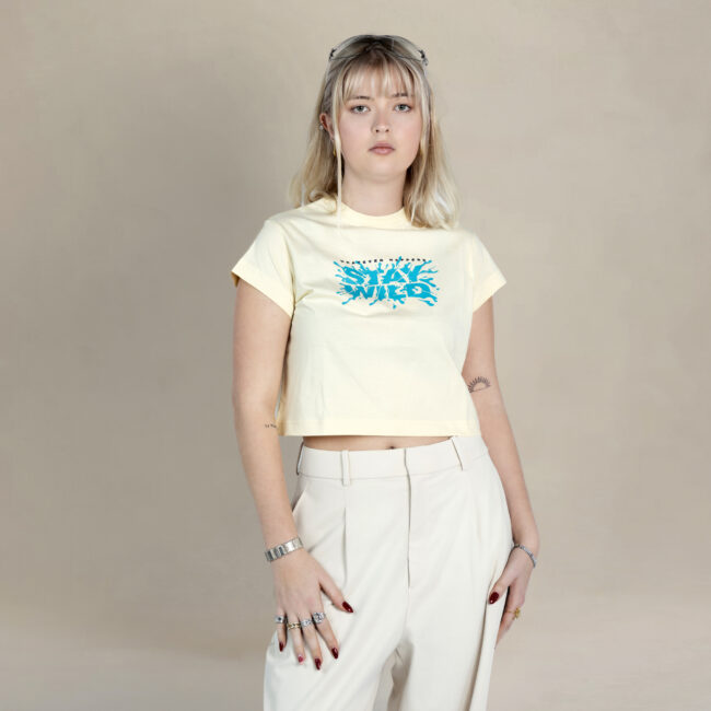 Stay Wild Splash Crop Top