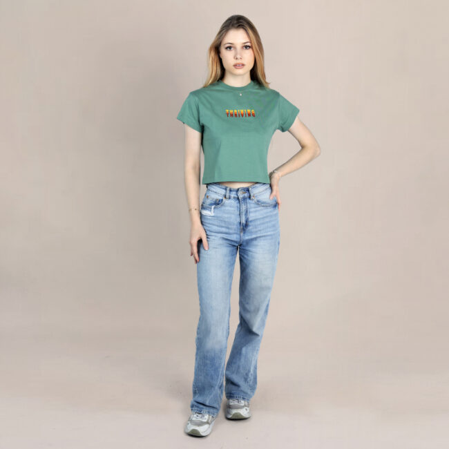 Thriving Garden Crop Top