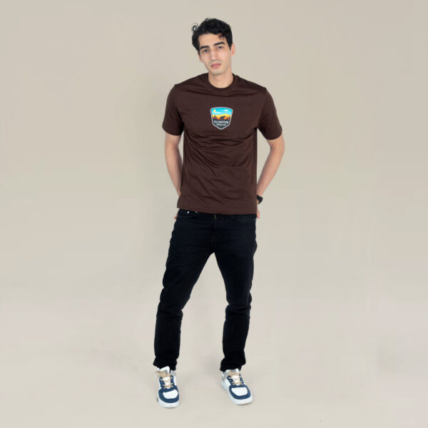 458A8387 copy copy 2 Yellowstone National Park Badge Tee