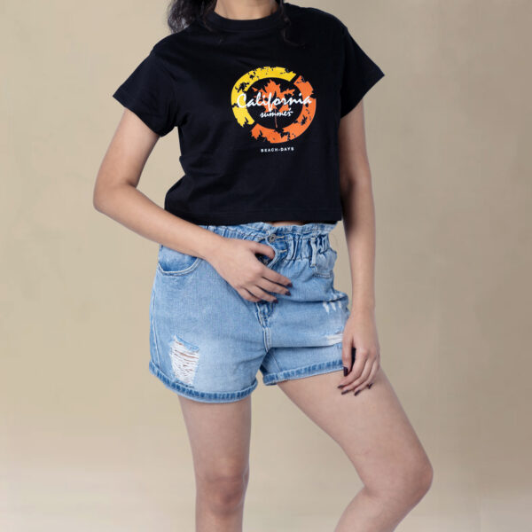 California Summer Beach Crop Top