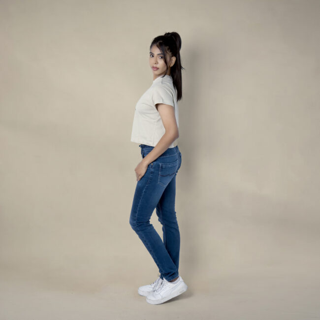 Rock Paper Scissors Hand Crop Top