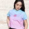 Noshleaf Pastel Gradient Crop Top