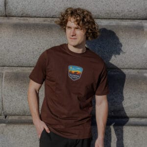 Yellowstone National Park Badge Tee Yellowstone National Park Badge Tee